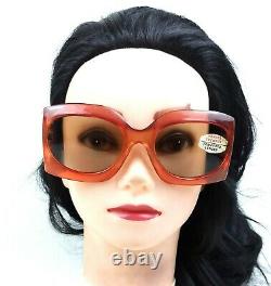 Sweety Samco Sunglasses Vintage Unusual Over Sized Candy Frame Italy Made 50s