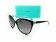 Tiffany Tf4089b 80553c Black Blue Women's Cat Eye Sunglasses 58 Mm