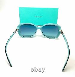 TIFFANY TF4121B 80559S Black Blue Women's Rectangle Sunglasses 55 mm