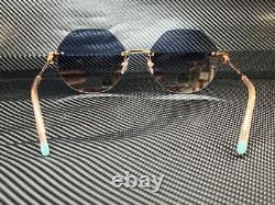 TIFFANY & co. TF3077 616016 Rose Gold Blue Gradient Women's 60 mm Sunglasses