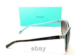 TIFFANY & co. TF4089B 81343B Havana Blue Women's Cat Eye Sunglasses 58 mm