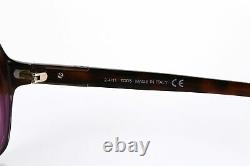 TODS Womens TO29 81B Violet/Brown Square Acetate Havana 58mm Sunglasses 132146