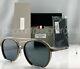 Thom Browne Aviator Sunglasses Tbs810-56-02 Gray Frame Silver Flash Lens New