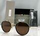 Thom Browne Round Sunglasses Tbs815-53-02 Navy Tortoise Gold Brown Lens 53mm New