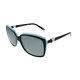 Tiffany & Co. Tf 4076 80553f Black On Tiffany Blue Sunglasses Grey Gradient Lens