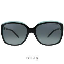 Tiffany & Co. TF 4076 80553F Black on Tiffany Blue Sunglasses Grey Gradient Lens