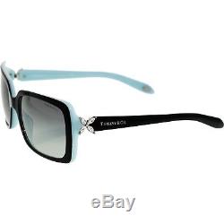 Tiffany & Co Women's Gradient TF4047B-80553C-55 Black Rectangle Sunglasses