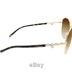 Tiffany & Co Women's TF3034-60023B-60 Gold Aviator Sunglasses