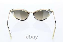 Tom Ford 162935 Women's Grace TF349 64J Gold Havana Cat Eye Sunglasses 52-20-135
