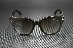 Tom Ford Beatrix-02 FT0613 52T Dark Havana Grad Bordeaux 52mm Women's Sunglasses