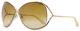 Tom Ford Butterfly Sunglasses Tf130 Miranda 28f Gold/ivory 68mm Ft0130