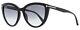 Tom Ford Cat Eye Sunglasses Tf915 Isabella-02 01b Black 56mm Ft0915