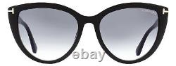 Tom Ford Cat Eye Sunglasses TF915 Isabella-02 01B Black 56mm FT0915
