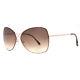 Tom Ford Colette Tf 250 28f Rose Gold/brown Gradient Womens Butterfly Sunglasses