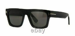 Tom Ford FAUSTO FT 0711 Black/Smoke (01A) Sunglasses
