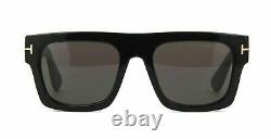 Tom Ford FAUSTO FT 0711 Black/Smoke (01A) Sunglasses