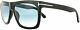 Tom Ford Ft0513 01w Shiny Black Morgan Square Sunglasses Lens Category 2 Size 5