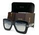 Tom Ford Ft0664 01c Shiny Black / Smoke Mirror 55mm Sunglasses Tf0664
