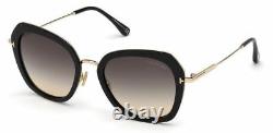 Tom Ford FT 0792 Kenyan 01B Black/Smoke Gradient Women's Sunglasses