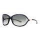 Tom Ford Jennifer Tf 8 0b5 Transparent Dark Grey Women's Soft Square Sunglasses