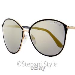 Tom Ford Oval Sunglasses TF320 Penelope 28C Gold/Black 59mm FT0320