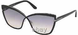 Tom Ford SANDRINE-02 FT 0715 Black/Grey Shaded 68/5/140 women Sunglasses