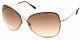 Tom Ford Sunglasses Ft0250 28f Colette Butterfly Shiny Rose Gold Brown Gradient