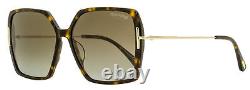 Tom Ford TF1039 Joanna Butterfly Sunglasses 52H Havana/Gold 59mm FT1039