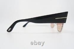 Tom Ford TF554 01U New Dakota Black/Silver Gradient Sunglasses with box