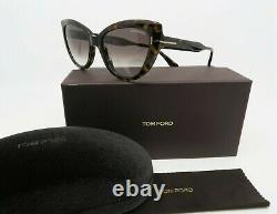 Tom Ford TF762 52K New Havana/ Brown Gradient ANYA Sunglasses 55mm with box