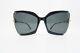 Tom Ford Tf766 03a New Black/ Gray Women's Gia Sunglasses 63mm With Box