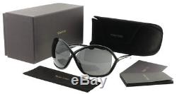 Tom Ford Whitney TF 9 199 Black/Smoke Women's Oversized Soft Round Sunglasses