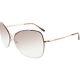 Tom Ford Women's Gradient Colette Ft0250-28f-63 Gold Butterfly Sunglasses