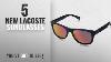 Top 10 Lacoste Sunglasses Winter 2018 Lacoste L790s Rectangular Sunglasses Matte Blue Night