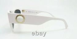 VERSACE MOD. 4359 401/87 White & White Gold Medallion New Unisex Sunglasses wBox