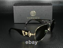 VERSACE VE2150Q 100271 Gold Grey Green 62 mm Men's Sunglasses
