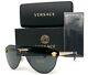 Versace Ve2161 100287 Gold / Gray 42mm Sunglasses
