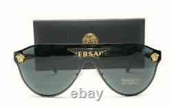VERSACE VE2161 100287 Gold Grey Women's Sunglasses 42mm