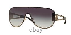 VERSACE VE2166 12528G Pale Gold Grey Gradient 41 mm Women's Sunglasses