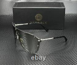 VERSACE VE2180 10006G Silver Light Grey Mirror Silver 44 mm Women's Sunglasses