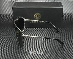 VERSACE VE2180 10006G Silver Light Grey Mirror Silver 44 mm Women's Sunglasses