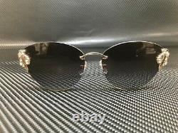 VERSACE VE2196B 12528G Gold Cat Eye Oval Women's 58 mm Sunglasses