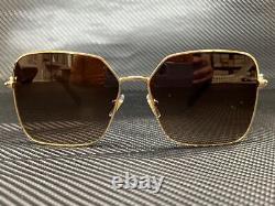 VERSACE VE2227 125213 Pale Gold Square Women's 59 mm Sunglasses