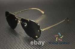 VERSACE VE2231 100287 Gold Dark Grey 60 mm Women's Sunglasses