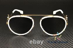 VERSACE VE2232 147187 White Dark Grey 61 mm Women's Sunglasses
