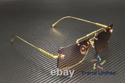VERSACE VE2245 100278 Gold Clear Orange Fuchsia 60 mm Women's Sunglasses
