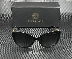 VERSACE VE4295 GB1 T3 Black Polarized Grey Gradient 57 mm Women's Sunglasses