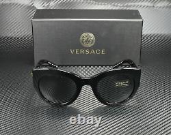 VERSACE VE4353 GB1 87 Black Grey 51 mm Women's Sunglasses
