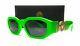 Versace Ve4361 531987 Green Rectangle Unisex Sunglasses 53 Mm