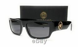 VERSACE VE4385 GB1 81 Black Polarized Men's Sunglasses 56 mm